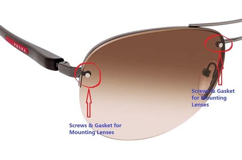 prada replacement sunglass lenses|Prada glasses replacement parts.